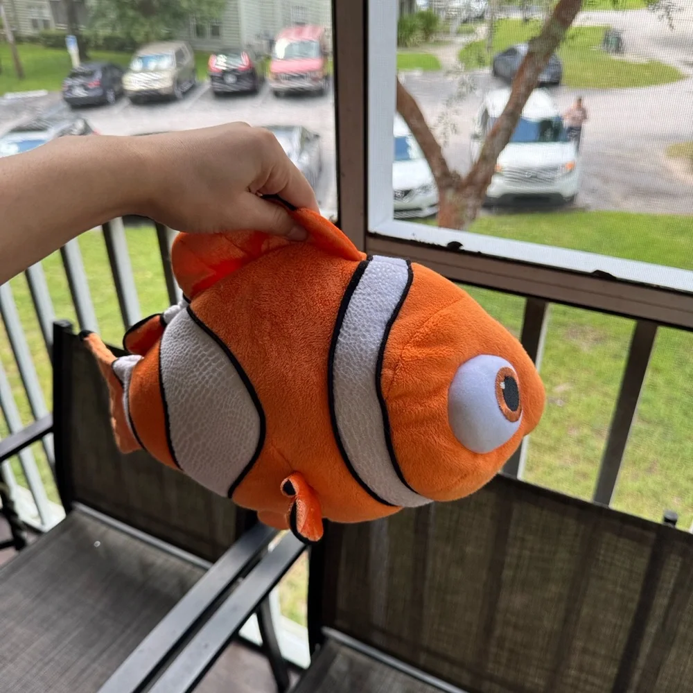 Orange Plush Fish Toy